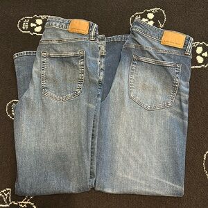 2 pair American Eagle Original Boot Cut Jeans